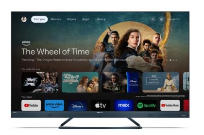 Television Sharp 50FQ5EG, 50" QLED GOOGLE TV, 4K Ultra HD 144Hz Quantum Dot 3840x2160 Aluminum Slim Frameless, AQUOS AI, DVB-T/T2/C/S/S2, 500 NIT, Active Motion 1400, HARMAN/KARDON, HDR10, Dolby Atmos, Dolby Vision, DTS:X, Google Assistant, HDMI eARC, Mi