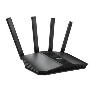 Asus Wireless Router, RT-BE58U, BE3600, Dual-Band, Quad-Core 2.0GHz CPU, 256MB/1GB Flash/RAM, 4K-QAM, 2.5G port, AiProtection Pro, NAT Passthrough, VPN, multiple SSIDs, IPTV, Beamforming, 4G LTE/5G Mobile Tethering, AiMesh, Black