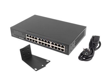 Switch Lanberg switch rsge-24 24x 1GB unmanaged gigabit ethernet rack 19"