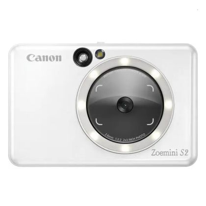 Photo printer Canon instant camera printer Zoemini S2 ZV223, Pearl White