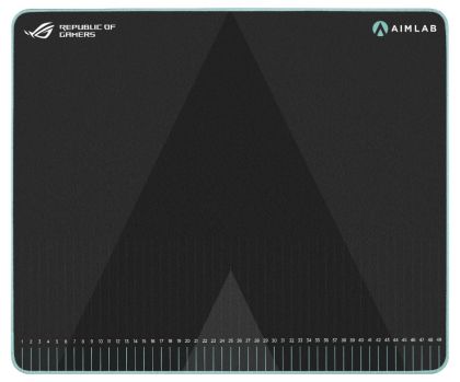 Asus ROG Hone Ace Aim Lab Edition Gaming Mouse Pad, 508 X 420 x 3 mm, Large Size, Soft, Hybrid Cloth Material, Non-Slip Rubber Base, Esports & FPS Gaming, Black