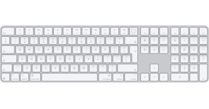 Keyboard Apple Magic Keyboard (2024) w Touch ID and Numeric Keypad - International English - White Keys