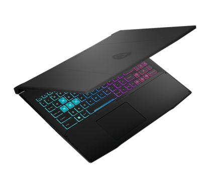 Laptop MSI Katana 15 B13VEK, i5-13420H (8C/12T, up to 4.60GHz, 12 MB), GeForce RTX 4050 6GB GDDR 194 AI TOPS, w/MUX, 15.6" QHD (2560x1440), 165Hz, IPS-Level DCI-P3 100%, 16GB DDR5 2x8 5200MHz, 512GB NVMe Gen4x4 SSD, WiFi 6E, 4-Zone RGB Gaming Kbd, NO OS, 