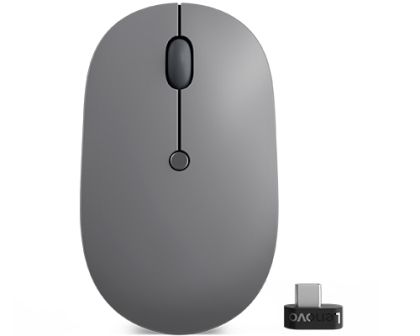 Mouse Lenovo Go USB-C Wireless Mouse (Thunder Black)