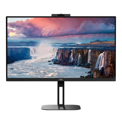Monitor AOC Q27V5CW/BK, 27" IPS WLED, 2560x1440@75Hz, 4ms GtG, 1ms MPRT, 300cd m/2, 1000:1, 20M:1 DCR, Adaptive Sync, FreeSync, Low Blue Light, 5Wx2, Tilt, Height Adjust , Pivot, Swivel, HDMI, DP, USB hub