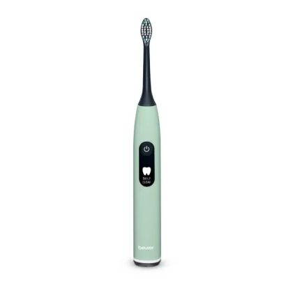 Electric toothbrush Beurer SC 50 peppermint Electric Sonic Toothbrush, up to 80,000 mov/min, 5 cleaning programs: Clean, Sensitive, Polish, Gum Care, Whiten, Pressure sensor, 2-min. timer, Incl. 2 toothbrush heads and magnetic charging plate, 22 d