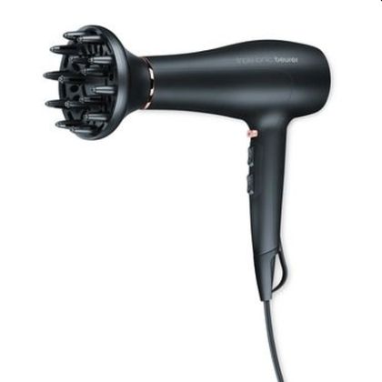 Hair dryer Beurer HC 50 Hair dryer, 2,200 W, triple ionic function, 2 attachments, 3 heat settings, 2 blower settings, cold air, overheating protection