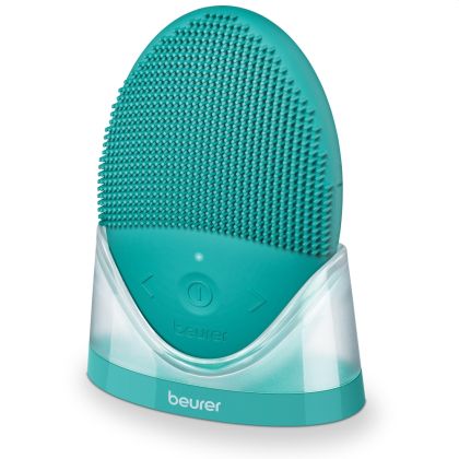 Facial device Beurer FC 52 Laguna silicone facial brush, 2-in-1 function - deep-pore cleansing & gently massage, Vibration technology, 15 intensities, Water-resistant, USB-C charging cable