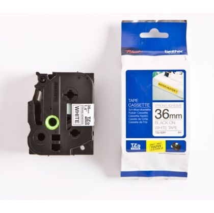 Consumable Brother TZe-S261 Tape, Black on White, Adhesive, 36mm, 8m