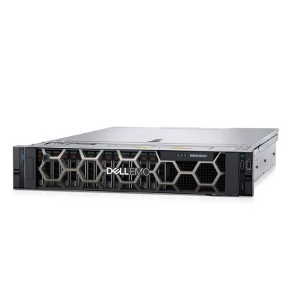 Server Dell PowerEdge R550, Chassis 8 x 3.5" (SAS, SATA), Intel Xeon Silver 4310, 32GB (2x16GB DDR4 RDIMM), 1x480GB SSD SATA RI, Rails Without CA, Bezel, Front PERC H755 Front Load, iDRAC9 Enterprise 15G, Dual 1100W Titanium, 3Y Basic Onsite
