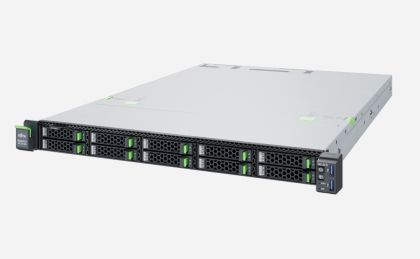 Server Fujitsu PRIMERGY RX1330M6, SFF, 2x MODULAR PSU 500W titanium hp, ERP LOT9 CONFIGURATION 1, XEON 6369P 8C/16T 3.3GHz, 1x32GB U ECC DDR5-4800 2Rx8, RACK MOUNT kit, REGIONAL KIT EUROPE, IRMCS6 ELCM LIC, IRMC ADV PACK, TPM 2.0 V2, NO POWER CORD