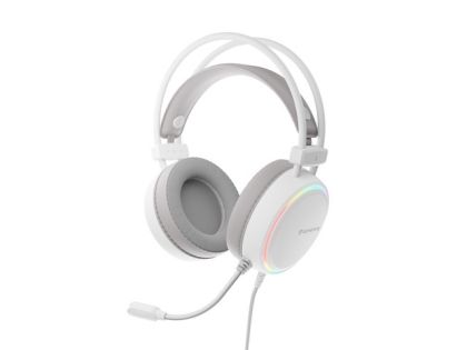 Headphones Genesis Headset Neon 613 G2 With Microphone RGB Illumination White