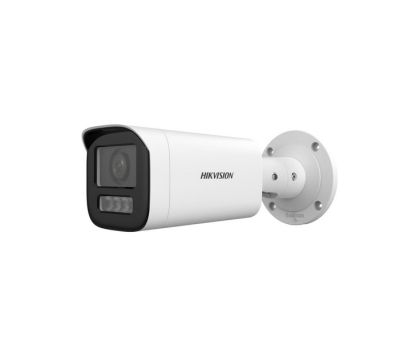 Camera HikVision 4 MP Dual Light MD 2.0 Varifocal Bullet Network Camera, 2.8 to 12 mm, F1.6, IR, White Light up to 50m, H.265+, IP67, built-in microphone, built-in memory card slot (up to 512 GB), 12Vdc/PoE 12.9W
