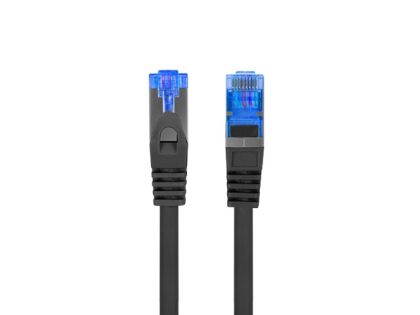 Cable Lanberg patchcord CAT.6a s/ftp lszh cca 1.5m black fluke passed