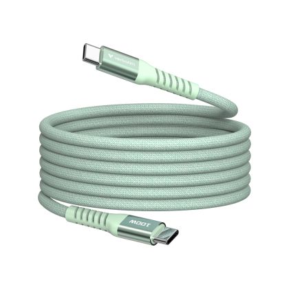 Cable Verbatim Sync & Charge USB-C to USB-C 100W Magnetic 120 cm - Green
