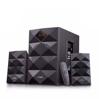 Audio Speakers FENDA A180X, 2.1, Bluetooth 4.0, USB card reader, FM, Remote Control, Black