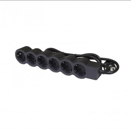 Legrand Standart six-socket power strip, 1.5 meters