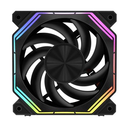 Darkflash Fan Pack 3-in-1 3x120mm - INF34 Black, Daisy-Chain, Addressable RGB