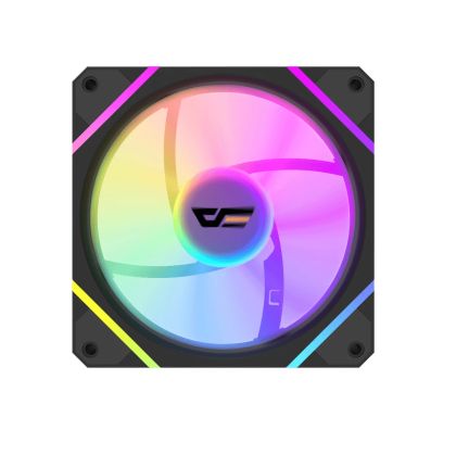 Darkflash Fan 120mm DM12 Pro, Reverse, A-RGB Black