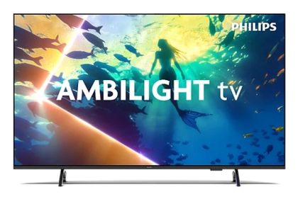 Philips TV 55PUS8010/12, 55" 4K UHD LED, 3840x2160p, 60Hz, DVB-T/T2/T2-HD/C/S/S2, 60Hz, Ambilight 3, Pixel Precise UHD, HDR+, Titan OS, Dolby Atmos & DTS:X, 3*HDMI, 2*USB, VRR, 802.11ac, BT 5.2, 20W RMS, Black