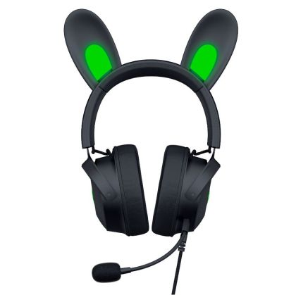 Razer Kraken Kitty V2 Pro, Gaming Wired Headset, Razer Chroma RGB, Stream Reactive Lighting, Docked Mode, 50 mm audio drivers, USB, Passive noise-cancelling Microphone, Volume Control