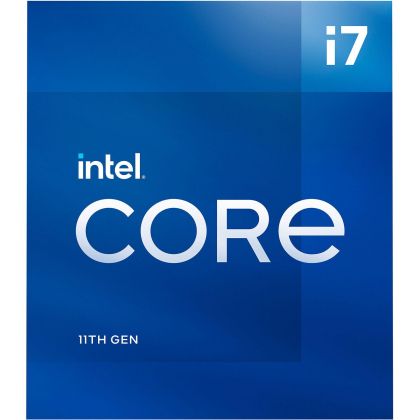Procesor Intel Rocket Lake Core i7-11700, 8 nuclee, 2,50 Ghz (până la 4,90 Ghz), 16 MB, 65 W, LGA1200, BOX