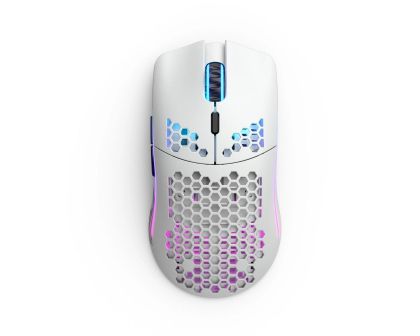 Mouse pentru jocuri fără fir Glorious Model O, alb mat