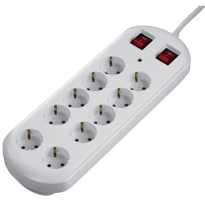 Power Strip HAMA 137233, 10-Way, 2m, 137233