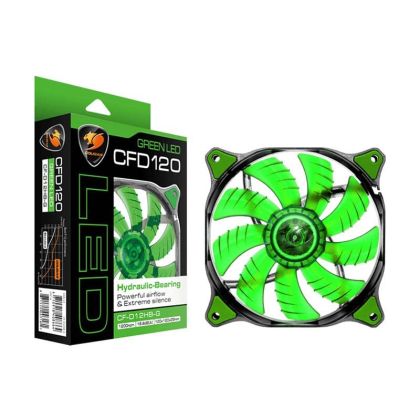 Gaming computer fan Cougar Green CF-D12HB-G