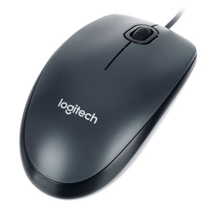 Logitech M90 wired computer mouse black