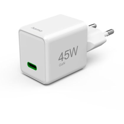 Зарядно устройство HAMA мини 220V 45W USB-C USB-A PD