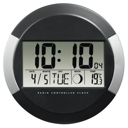 Hama "PP-245" DCF Radio Wall Clock, 186383