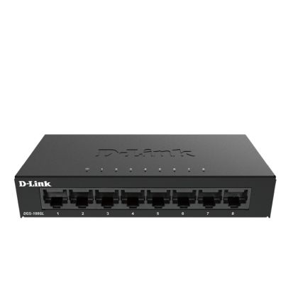 Switch D-Link 8 porturi Gigabit Ethernet Carcasă metalică Switch negestionat