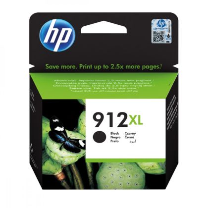 Cartuș de cerneală negru original consumabil HP 912XL de mare capacitate