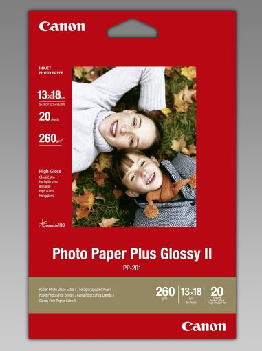 Hârtie Canon Plus Glossy II PP-201, 13x18 cm, 20 coli