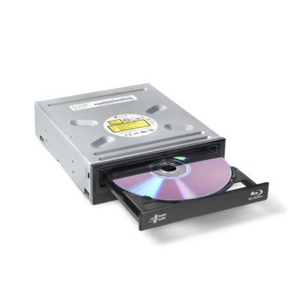 Optical Drive Hitachi-LG BH16NS55 Internal Super Multi Blu-Ray Rewriter, SATA, M-Disk Support, Bulk, Black