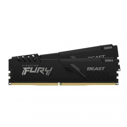 Memorie Kingston FURY Beast Black 64GB(2x32GB) DDR4 PC4-25600 3200MHz CL16 KF432C16BBK2/64