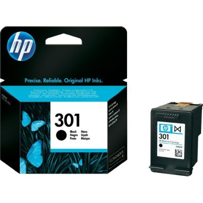Cartuș consumabil de cerneală neagră HP 301