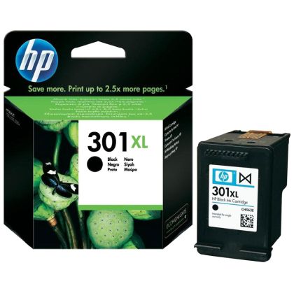 Cartuș consumabil de cerneală neagră HP 301XL