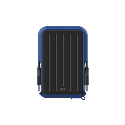 Hard disk extern SILICON POWER Armor A66, 2.5", 1TB, USB3.2 Gen 1, rezistent la șocuri, albastru