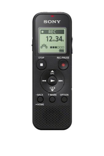 Voice recorder Sony ICD-PX370, 4GB, Built-in USB, black