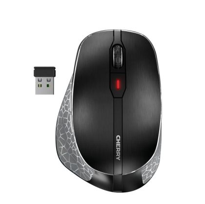Mouse fără fir CHERRY MW 8C ERGO, USB, Bluetooth/2.4Ghz, Negru