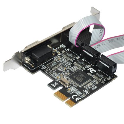 Placă Makki PCI-E 4 x porturi serial - MAKKI-PCIE-4XSERIAL-V1