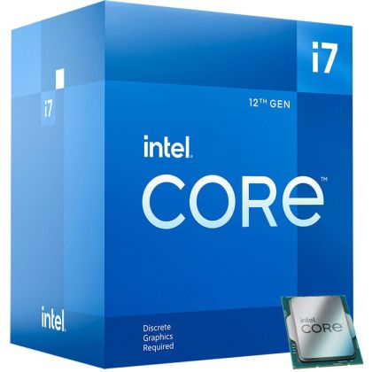 Procesor Intel Alder Lake Core i7-12700F, 12 nuclee, 20 fire (3,60 GHz până la 4,90 GHz, 25 MB, LGA1700), 65 W, BOX