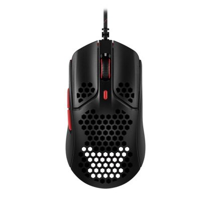 Mouse pentru jocuri HyperX Pulsefire Haste, RGB, USB 2.0, negru/roșu