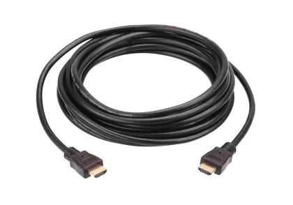 Cablu ATEN 2L-7D20H, HDMI tată - HDMI tată, cu Ethernet, 4K, 20 m, conectori placați cu aur, Negru