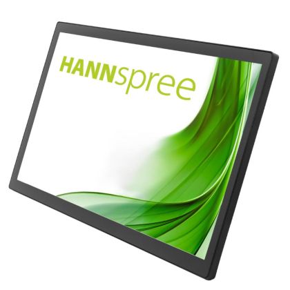 Monitor tactil HANNSPREE HT221PPB, TFT, 21,5 inchi, lat, Full HD, D-Sub, USB-C, HDMI, DP, atingere în 10 puncte, negru