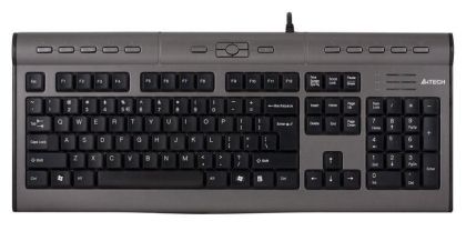 Tastatură multimedia A4TECH KL-7MUU, ieșire microfon/căști, port USB