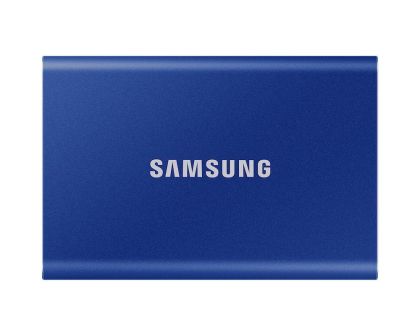 SSD extern Samsung T7 Indigo Blue SSD 1000GB USB-C, albastru