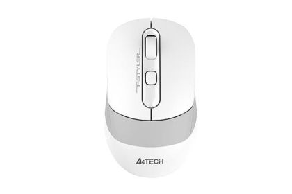Mouse fără fir A4tech FB10C Fstyler alb gri, Bluetooth, 2,4 GHz, baterie litiu-ion, alb